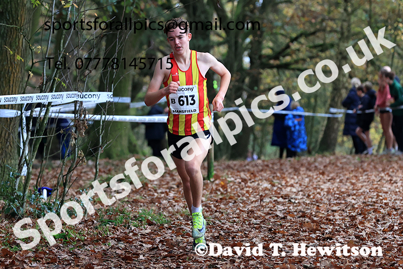 Mens Under-17s 2024 National Cross Country Relays, Berry Hill Park, Mansfield.   Photo: David T. Hewitson/Sports for All Pics